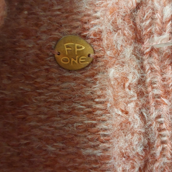 FREE PEOPLE Sweater/cape/poncho Mauve Wool blend, xs/s - Picture 3 of 7